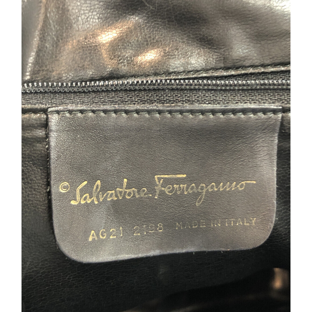 Salvatore Ferragamo Savannah Pattern Tote Brown - image 4